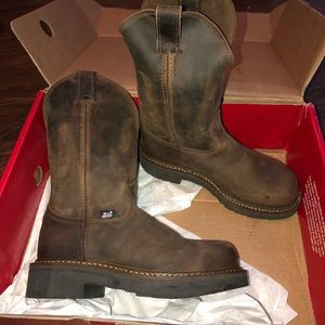 Justin work boots